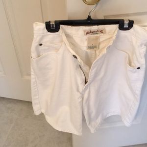 St. John's Bay Shorts - St Johns Bay white jeans shorts St. John's Bay Shorts - St Johns Bay white jeans shorts
